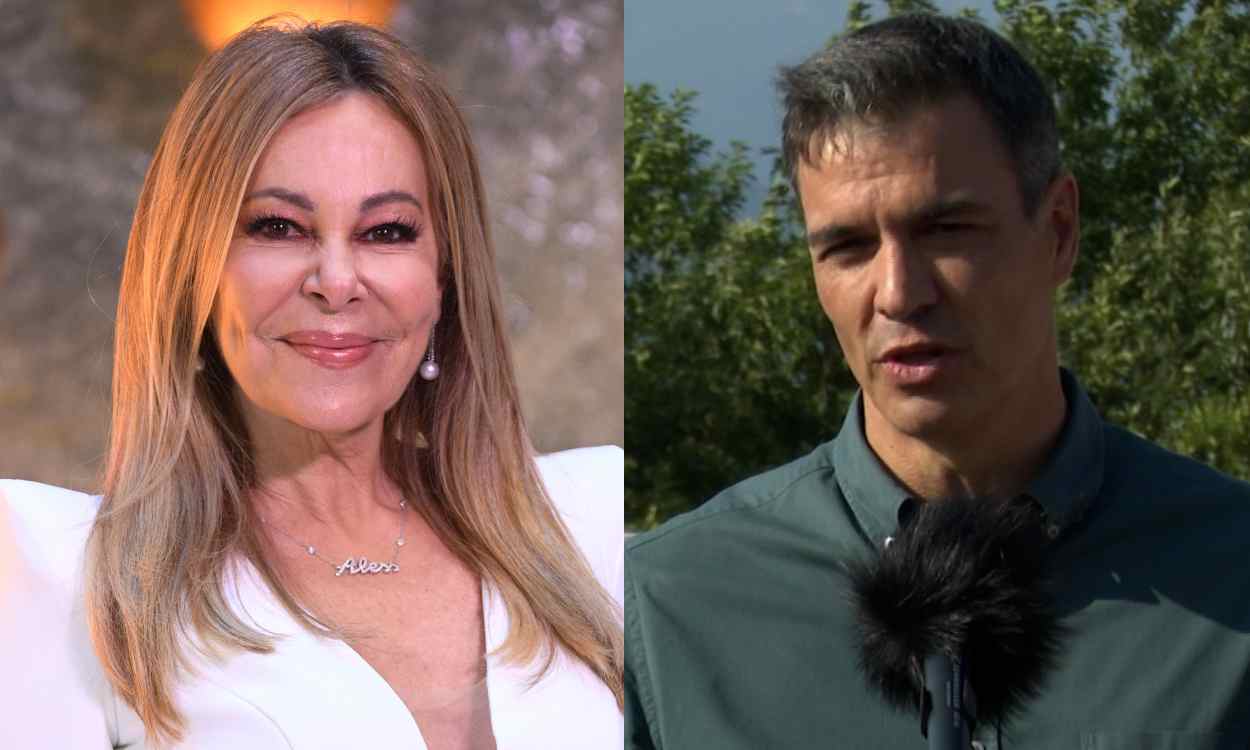 Ana Obregón y Pedro Sánchez. Elaboración propia