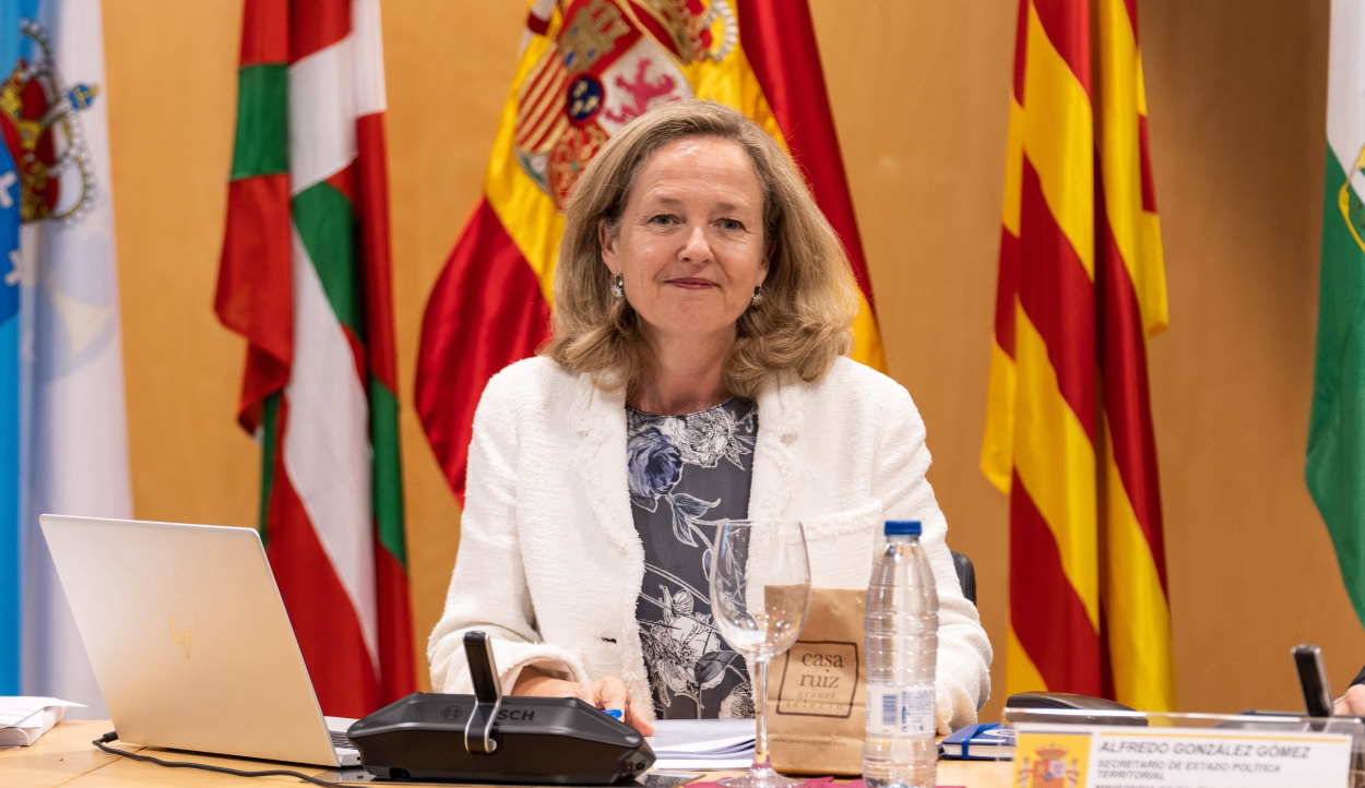 La vicepresidenta primera y ministra de Asuntos Económicos y Transformación Digital, Nadia Calviño. EP