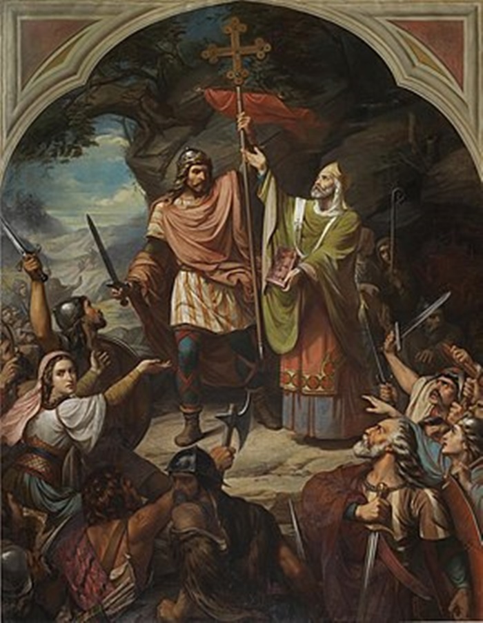 Quién se iba a acordar en tiempos de Alfonso III, cuando se redactó la crónica Albeldense, que la batalla de Covadonga estaba inspirada en el santuario de Delfos