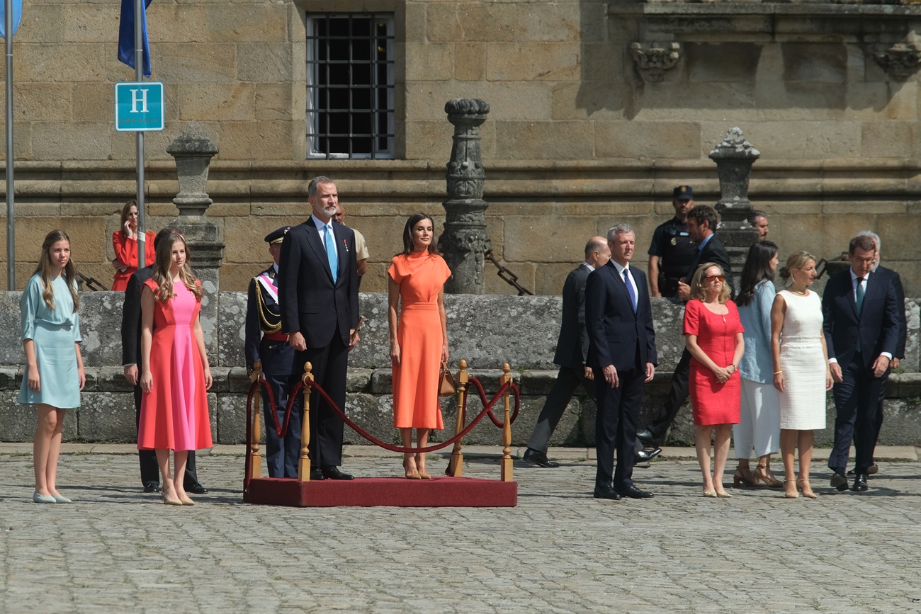 Los reyes participan en el día grande de Galicia