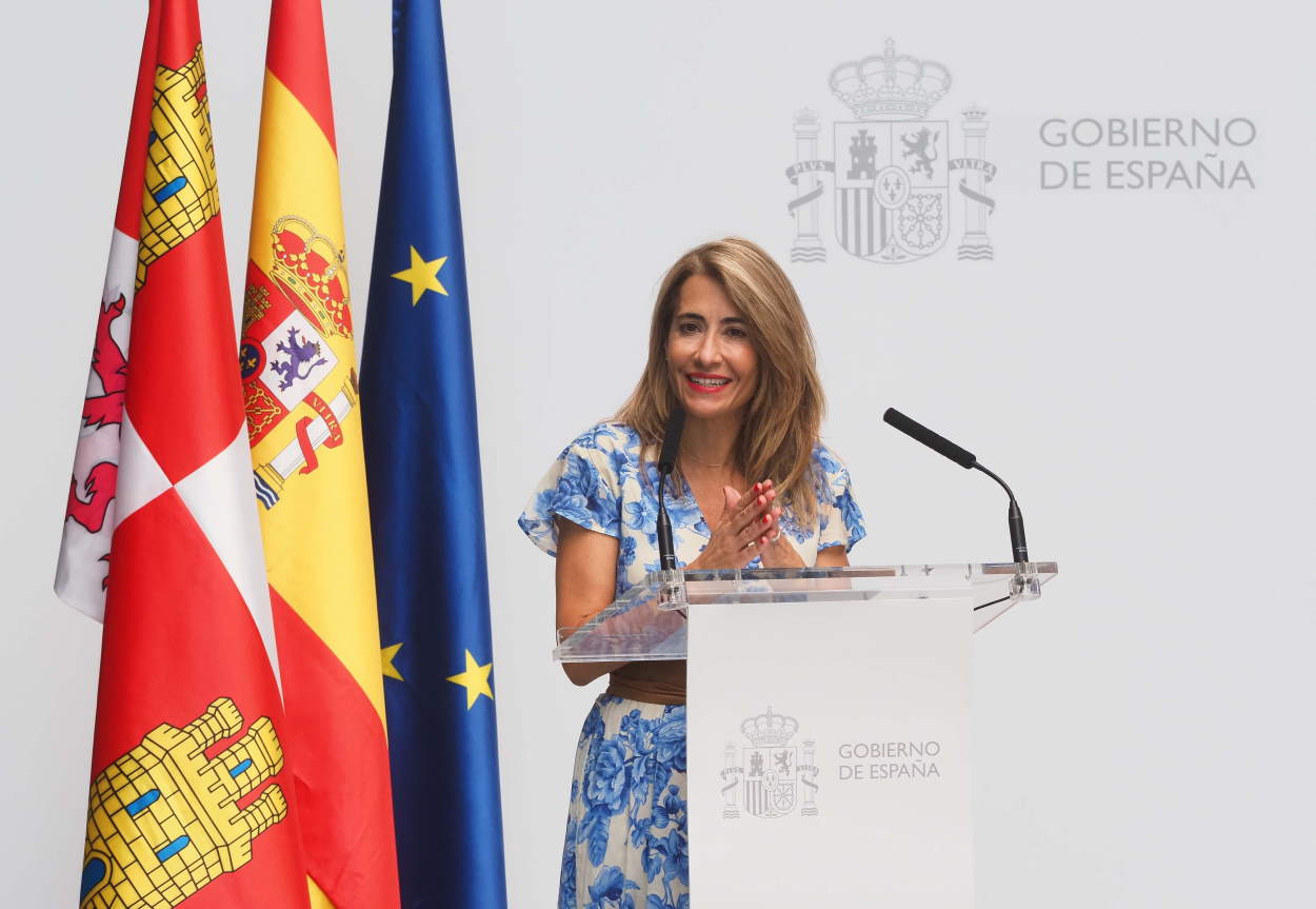 Raquel Sánchez, exministra de Transportes, Movilidad y Agenda Urbana. EP