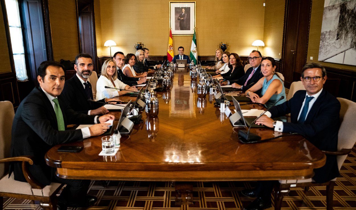 Primera reunión del Consejo de Gobierno de la XII Legislatura.