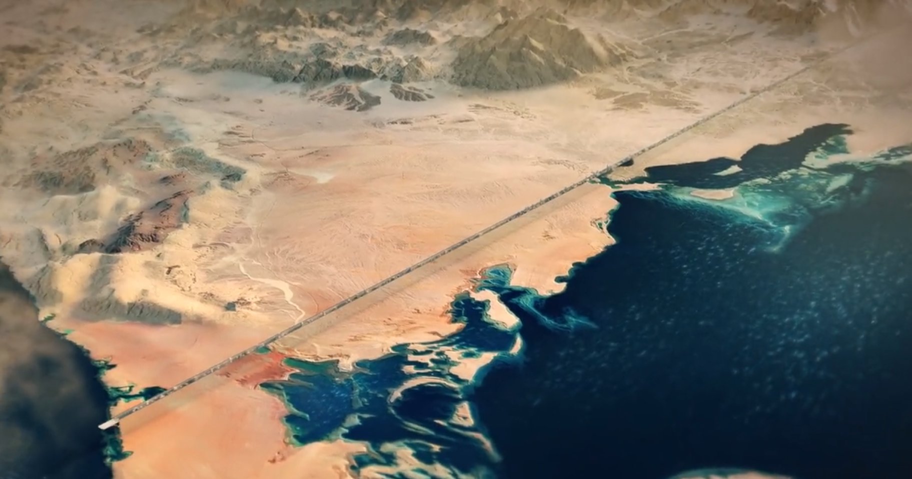 The Line tendrá una extensión de 170 kilómetros. NEOM. The Line tendrá una extensión de 170 kilómetros. NEOM.