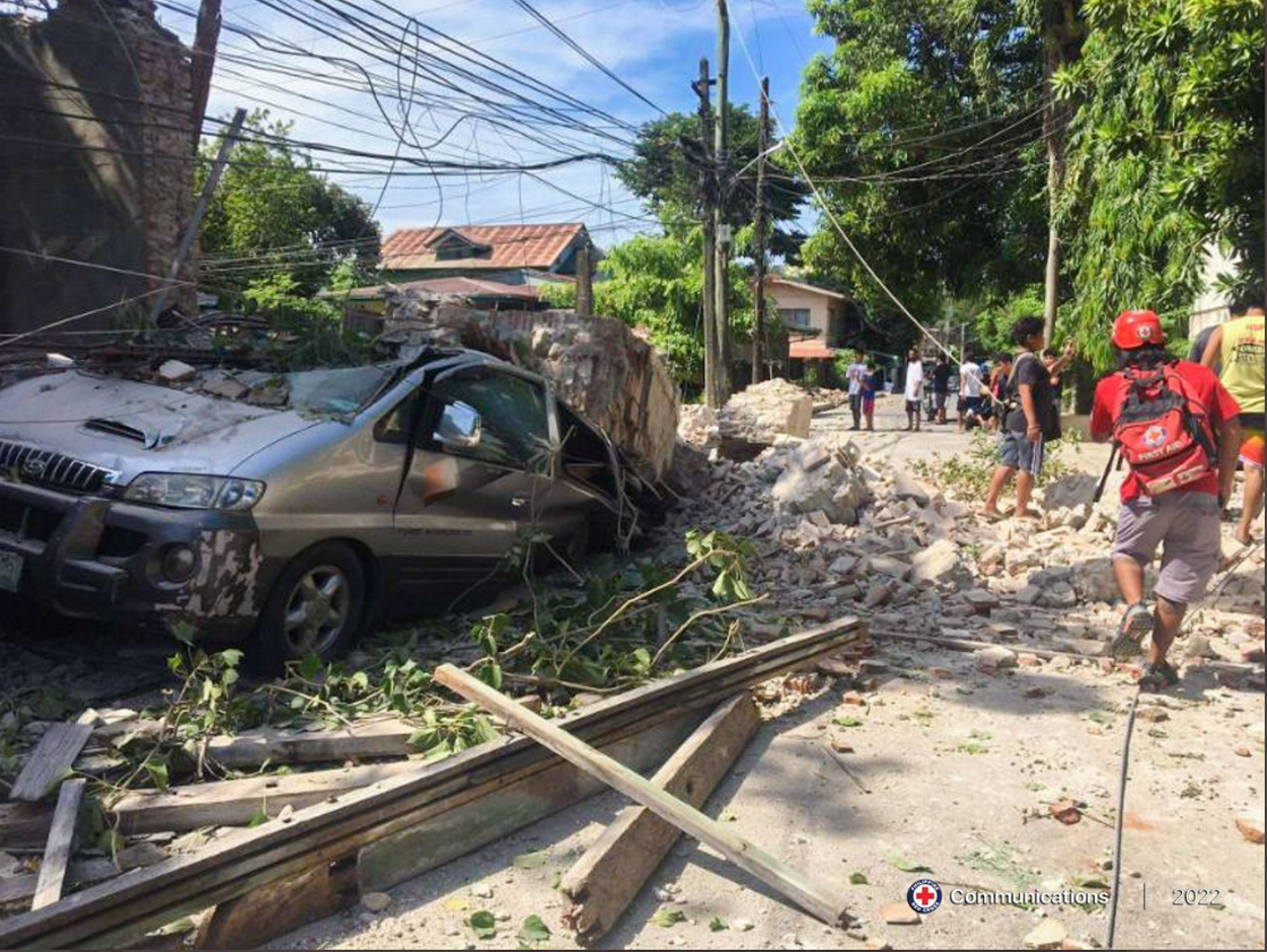 Terremoto en Filipinas- Philippine Red Cross Twitter