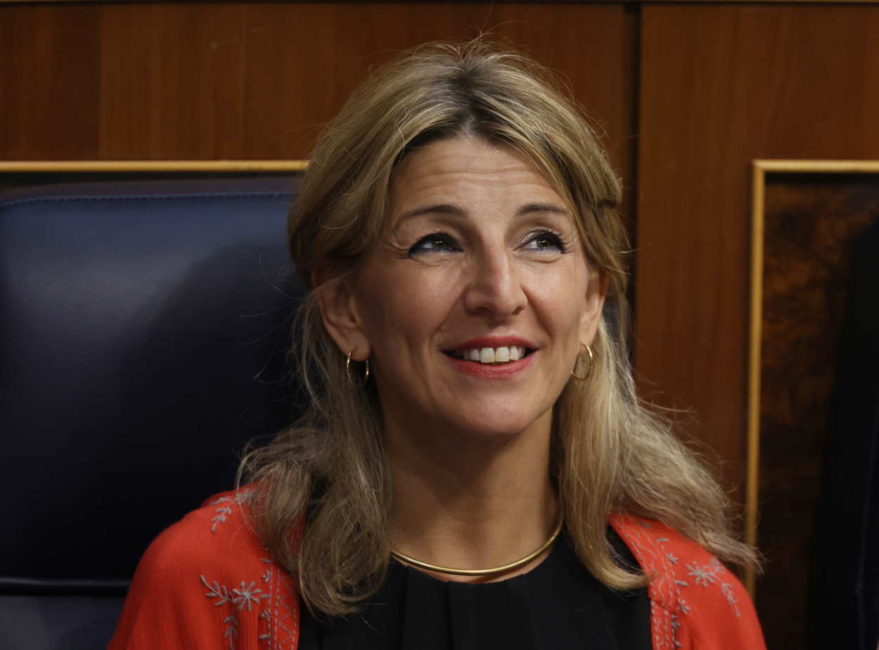 La vicepresidenta segunda y ministra de Trabajo y Economía Social, Yolanda Díaz. EP