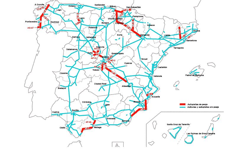 Mapa de peajes actualizado a fecha de 2022. Ministerio de Transporte Mapa de peajes actualizado a fecha de 2022. Ministerio de Transporte