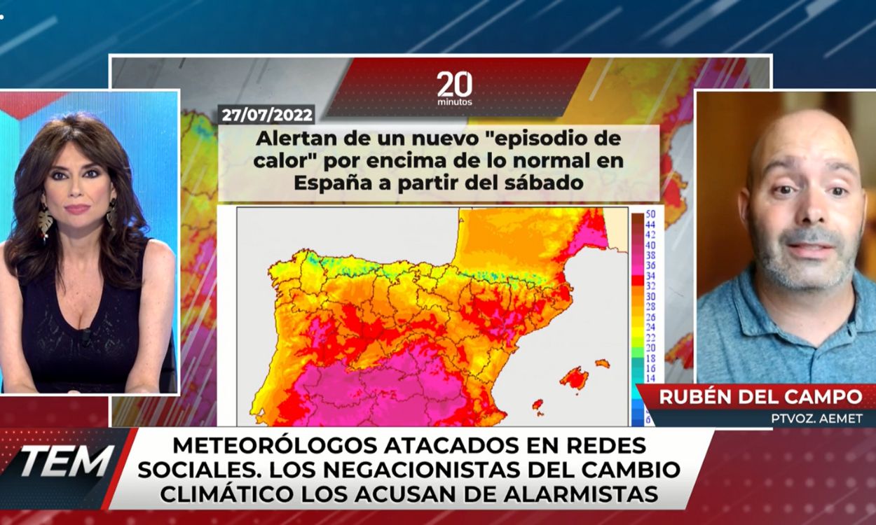 El experto en meteorología y portavoz de la AEMET, Ruben del Campo, en 'Todo es mentira'