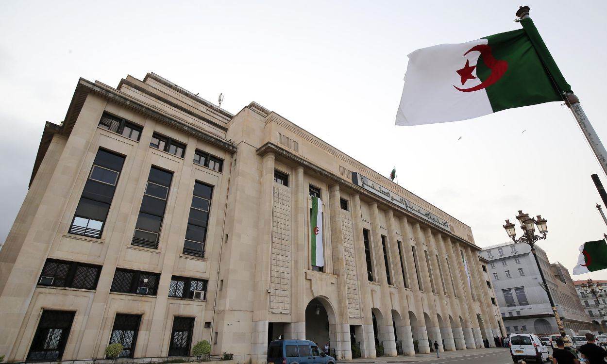 La sede de la Asamblea Nacional, Cámara Baja del Parlamento de Argelia, en Argel