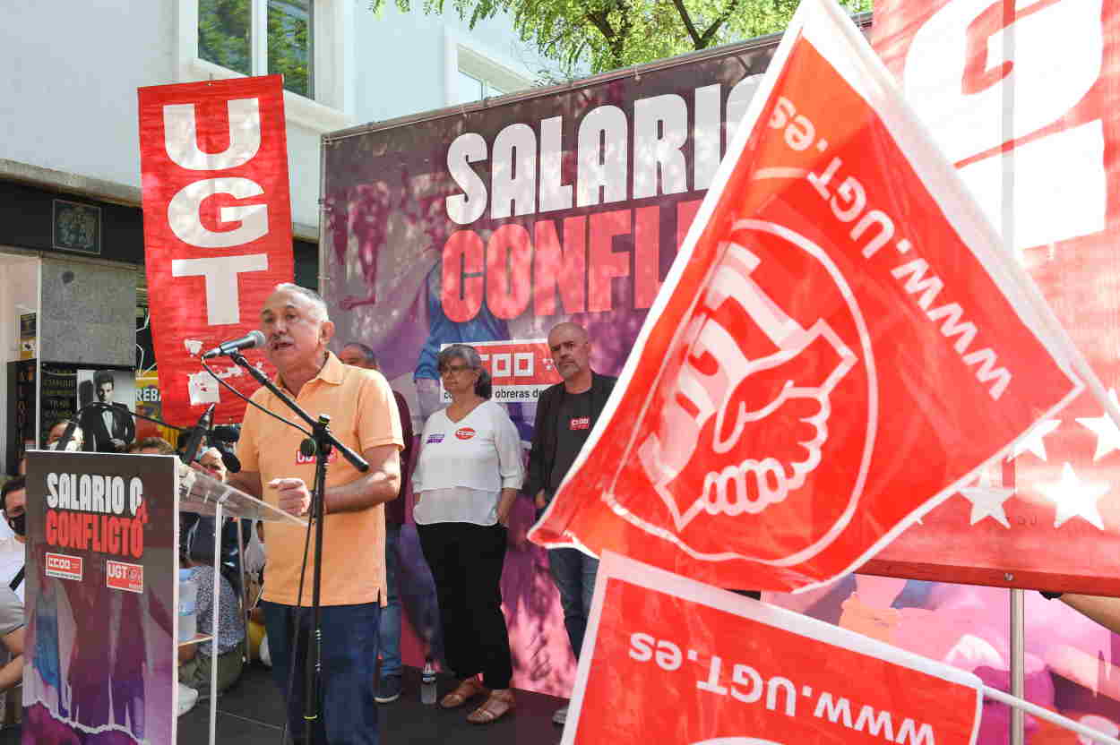 El secretario general de UGT, Pepe Álvarez. EP