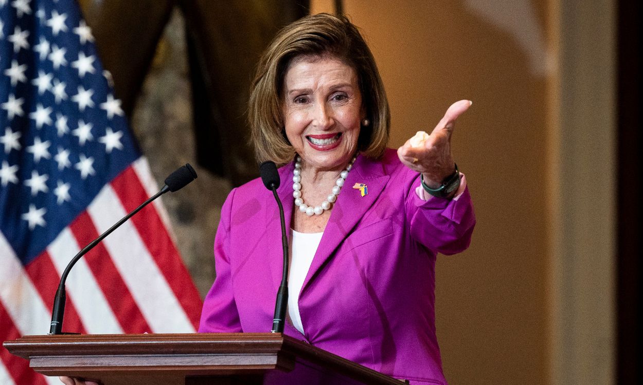 La presidenta de la Cámara de Representantes de Estados Unidos, Nancy Pelosi. EP.