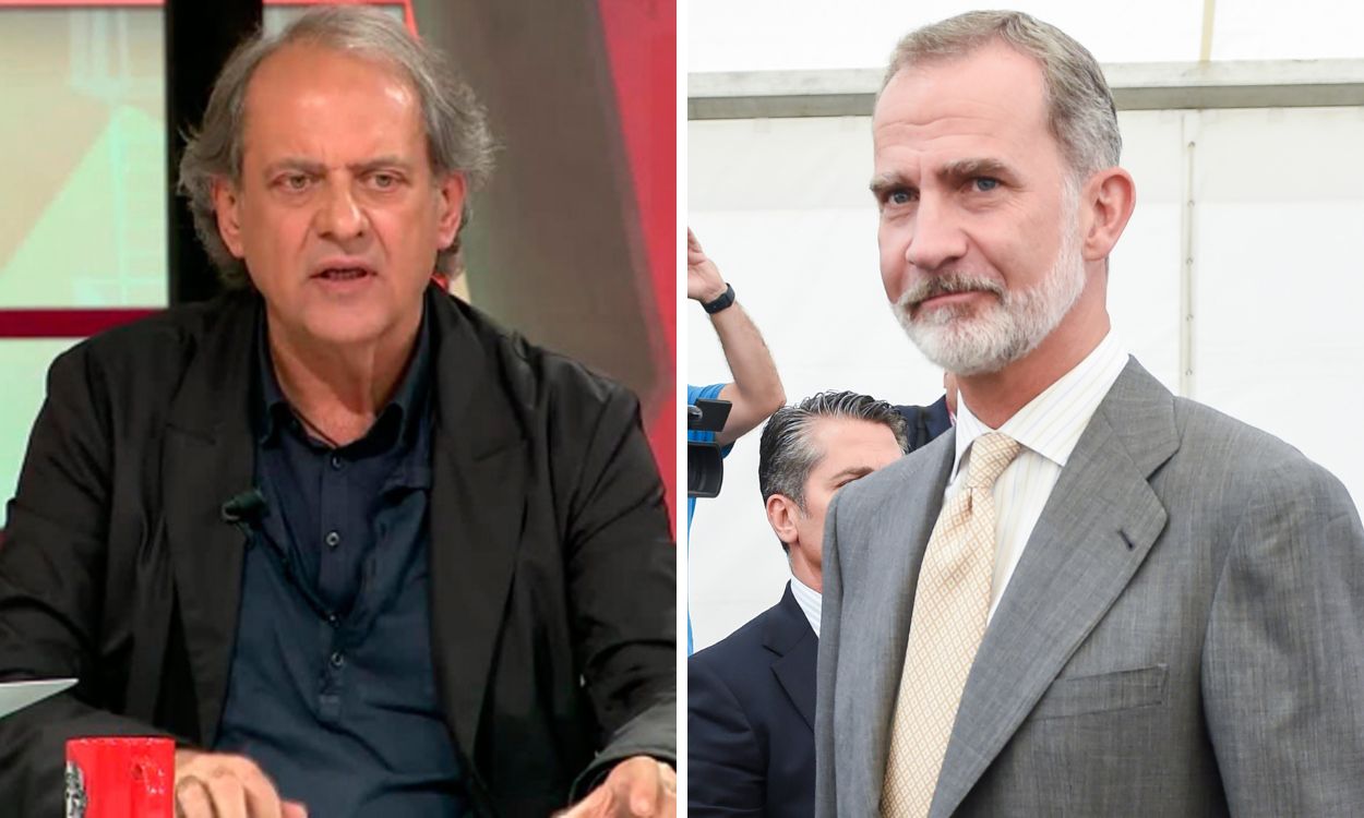 Javier Aroca y el rey Felipe VI