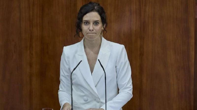 La presidenta de la Comunidad de Madrid, Isabel Díaz Ayuso. EP