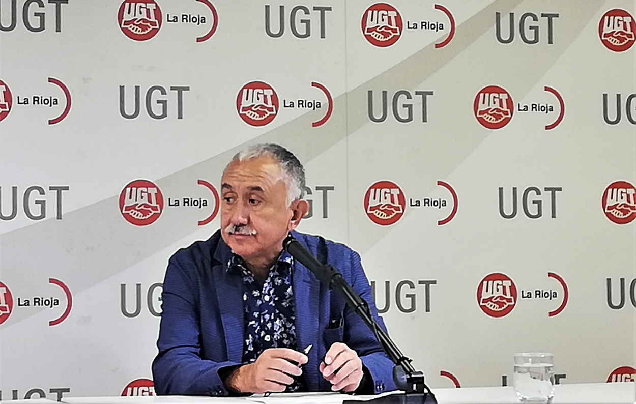 Pepe Álvarez, secretario general de UGT. Europa Press