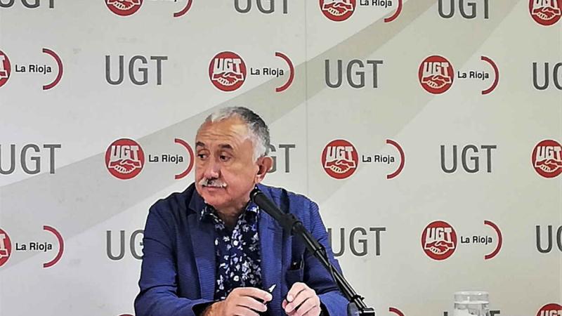 Pepe Álvarez, secretario general de UGT. Europa Press