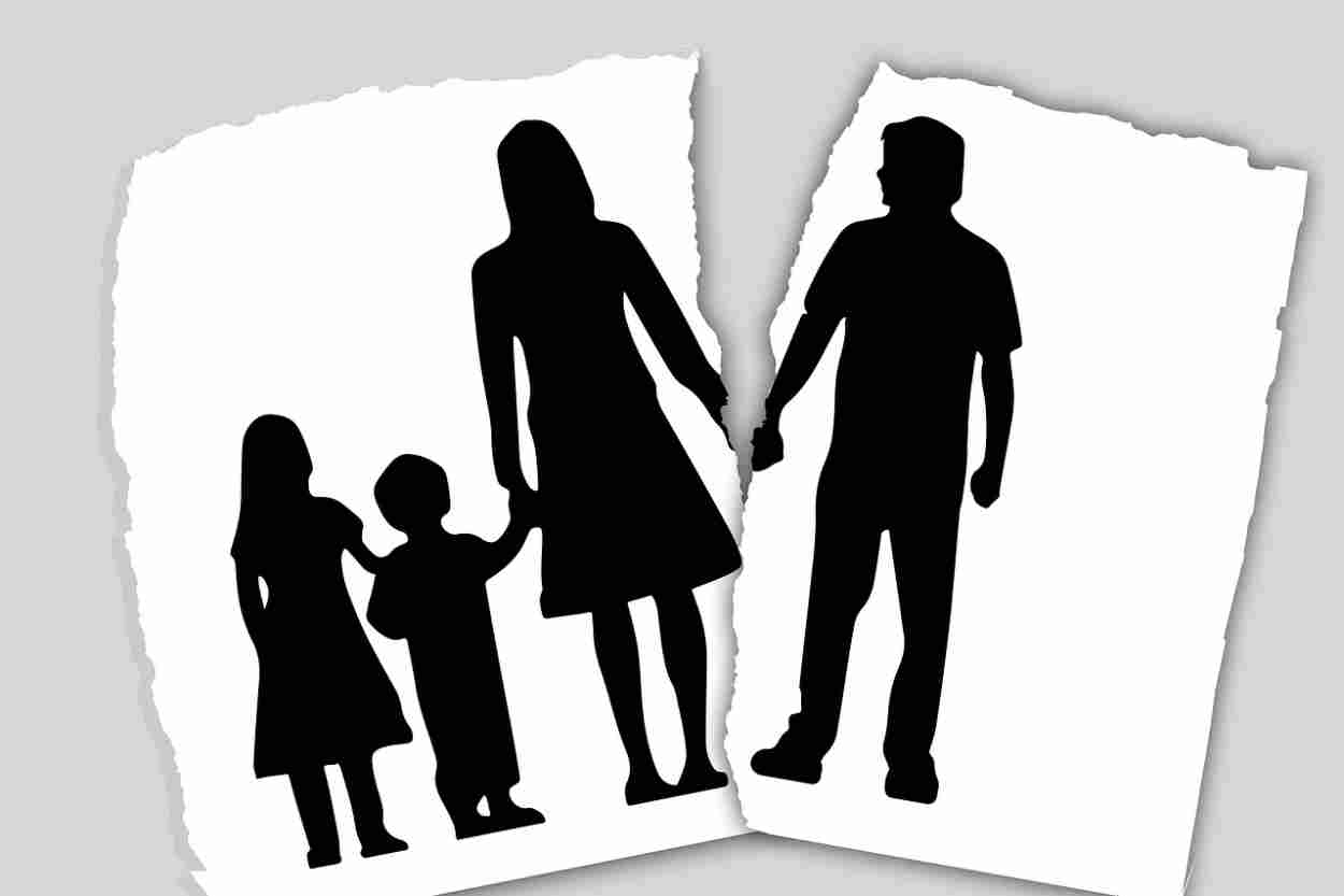 Una familia divorciada- Pixabay