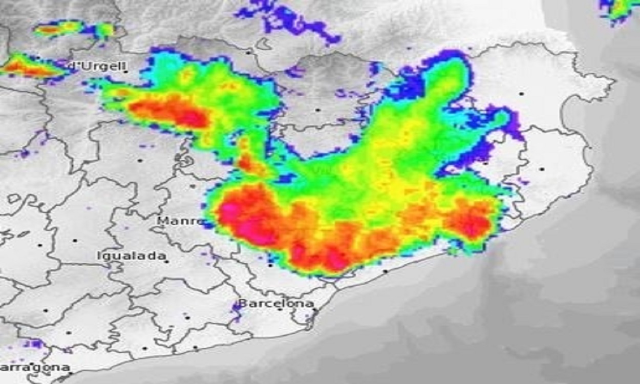 Tormentas en Catalunya el 5 de agosto de 2022. EP