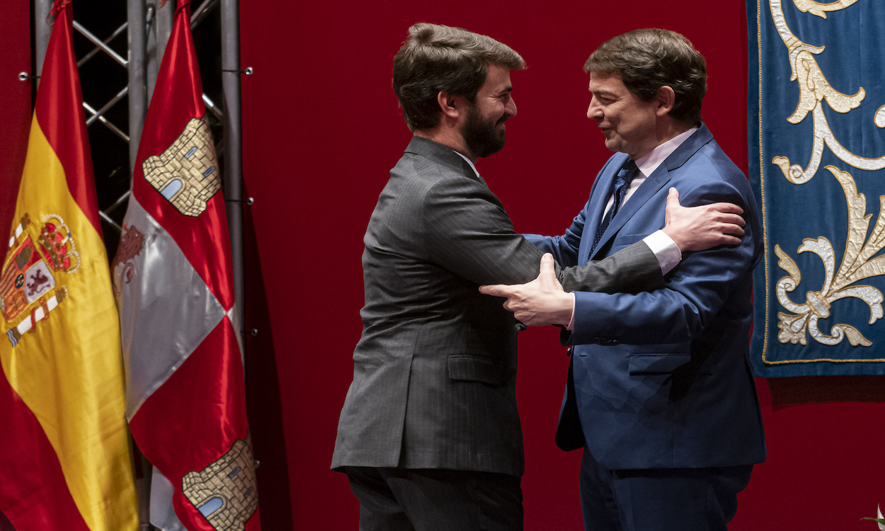 Juan García Gallardo y Alfonso Fernández Mañueco. EP