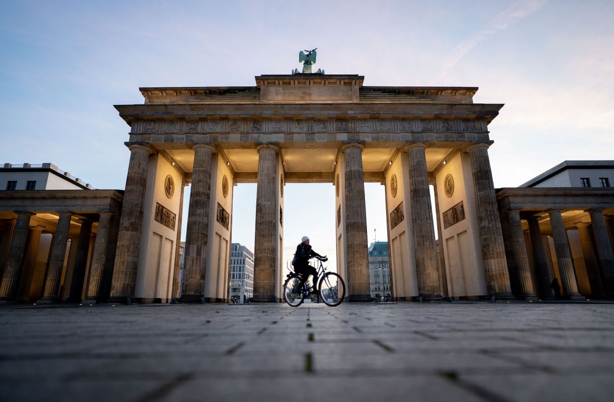 Foto de archivo de la puerta de Brandenburgo. EP.