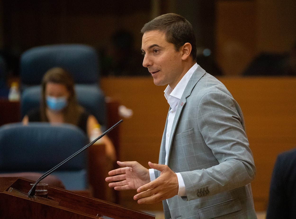 El secretario general del PSOE-M, Juan Lobato, en una imagen de archivo. EP.