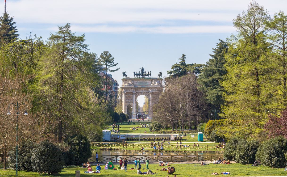 Parque Sempione, en Milán