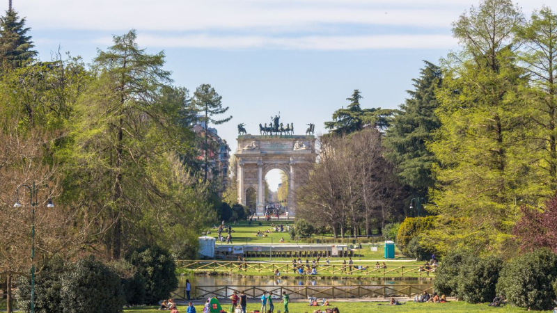 Parque Sempione, en Milán