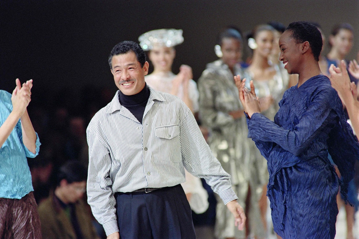 El diseñador de moda japonés Issey Miyake en una imagen de archivo. EP.