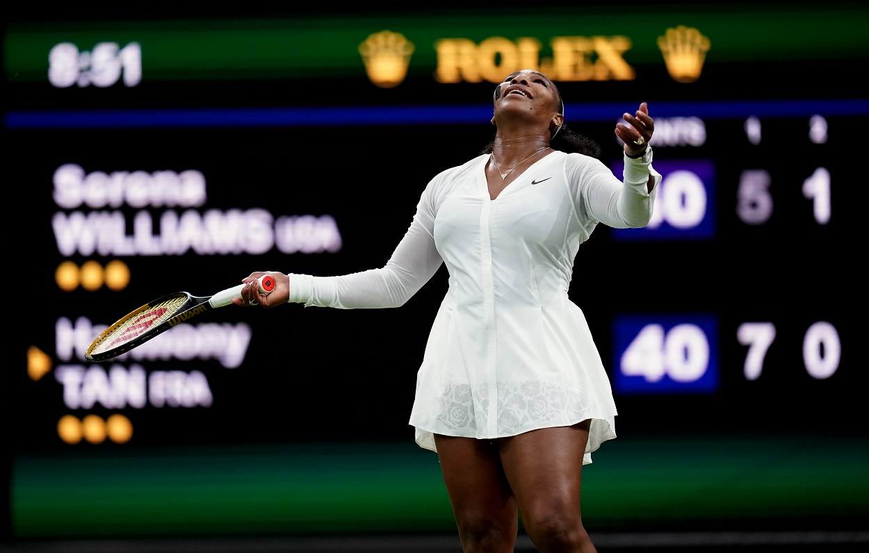 Serena Williams, en una imagen de archivo durante un partido en Wimbledon. EP.