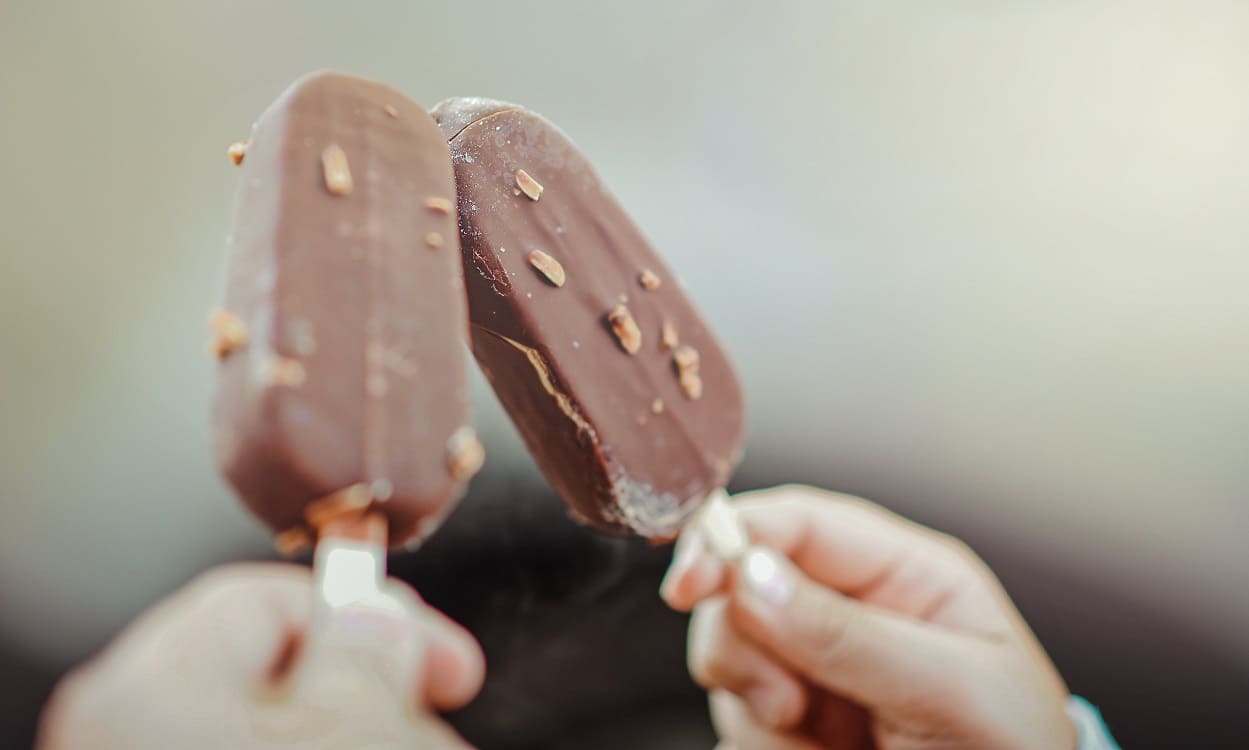 Los diez helados con menos calorías de Mercadona. Pexels