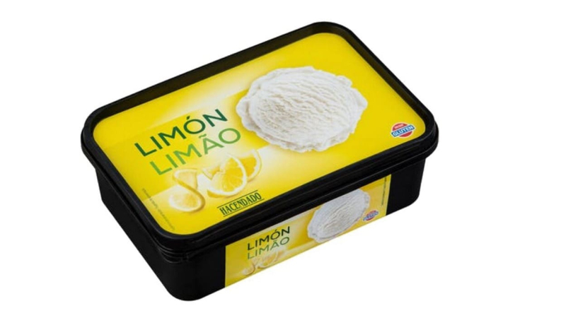 Sorbete helado de limón de Hacendado. Mercadona