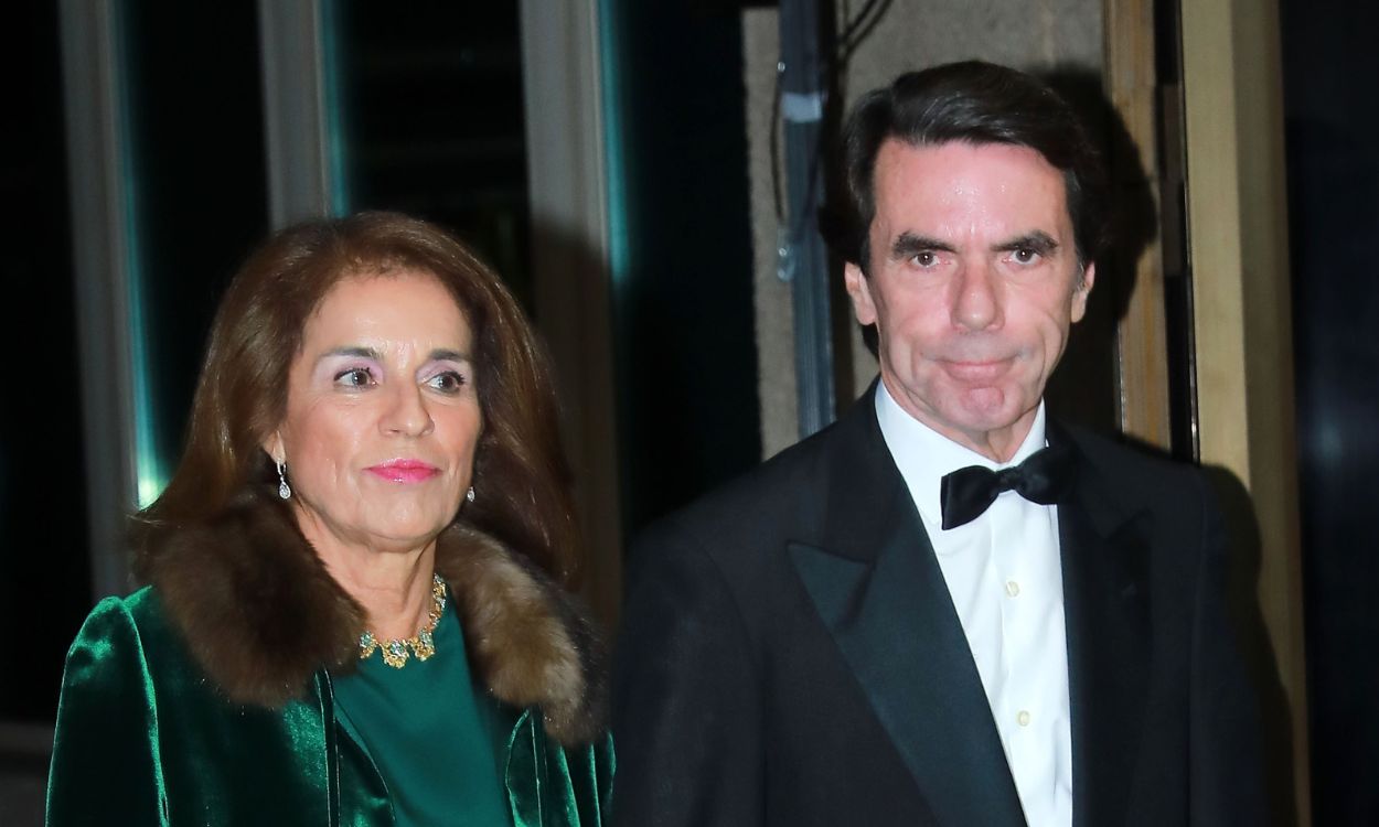 José María Aznar y Ana Botella. EP