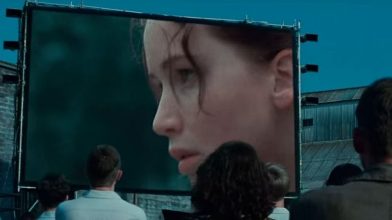 Fotograma de la película Los Juegos del Hambre. Youtube Fotograma de la película Los Juegos del Hambre. Youtube