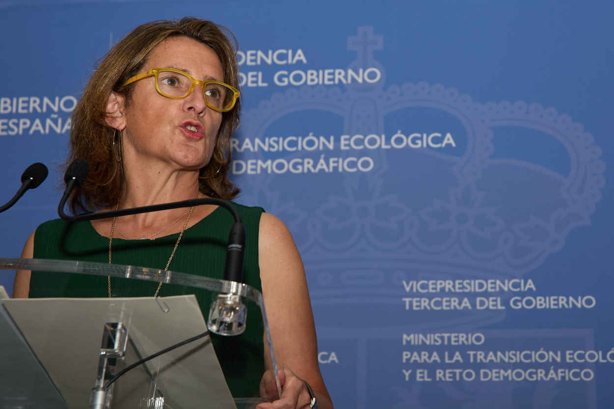 La ministra para la Transición Ecológica y el Reto Demográfico, Teresa Ribera. Europa Press