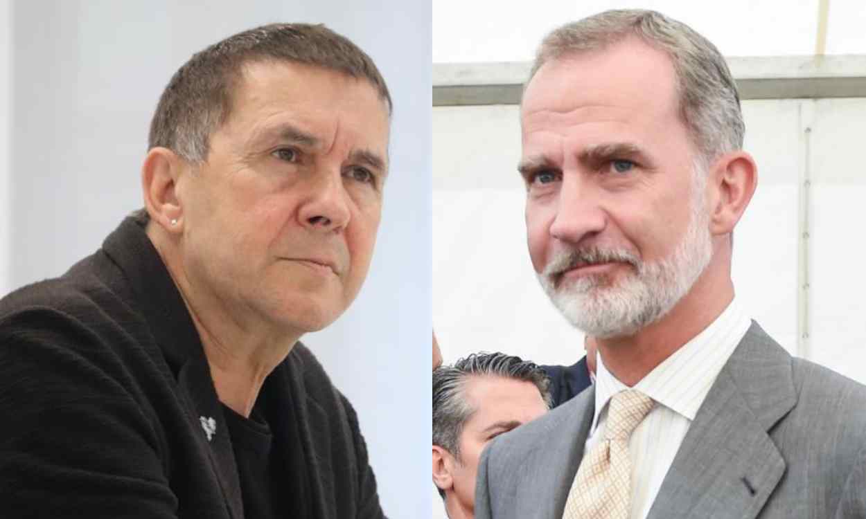 Arnaldo Otegi y Felipe VI. Elaboración propia