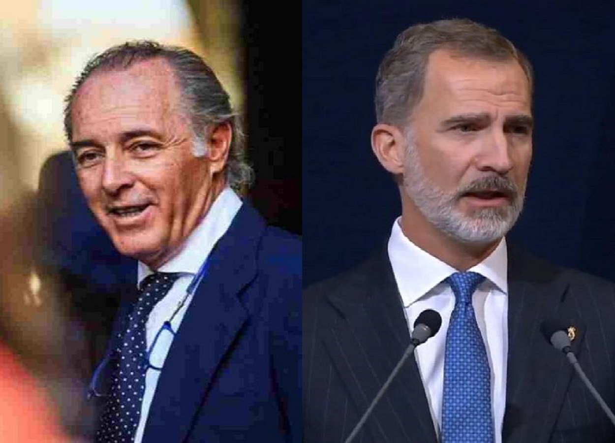 José Manuel Soto y Felipe VI. Canva.