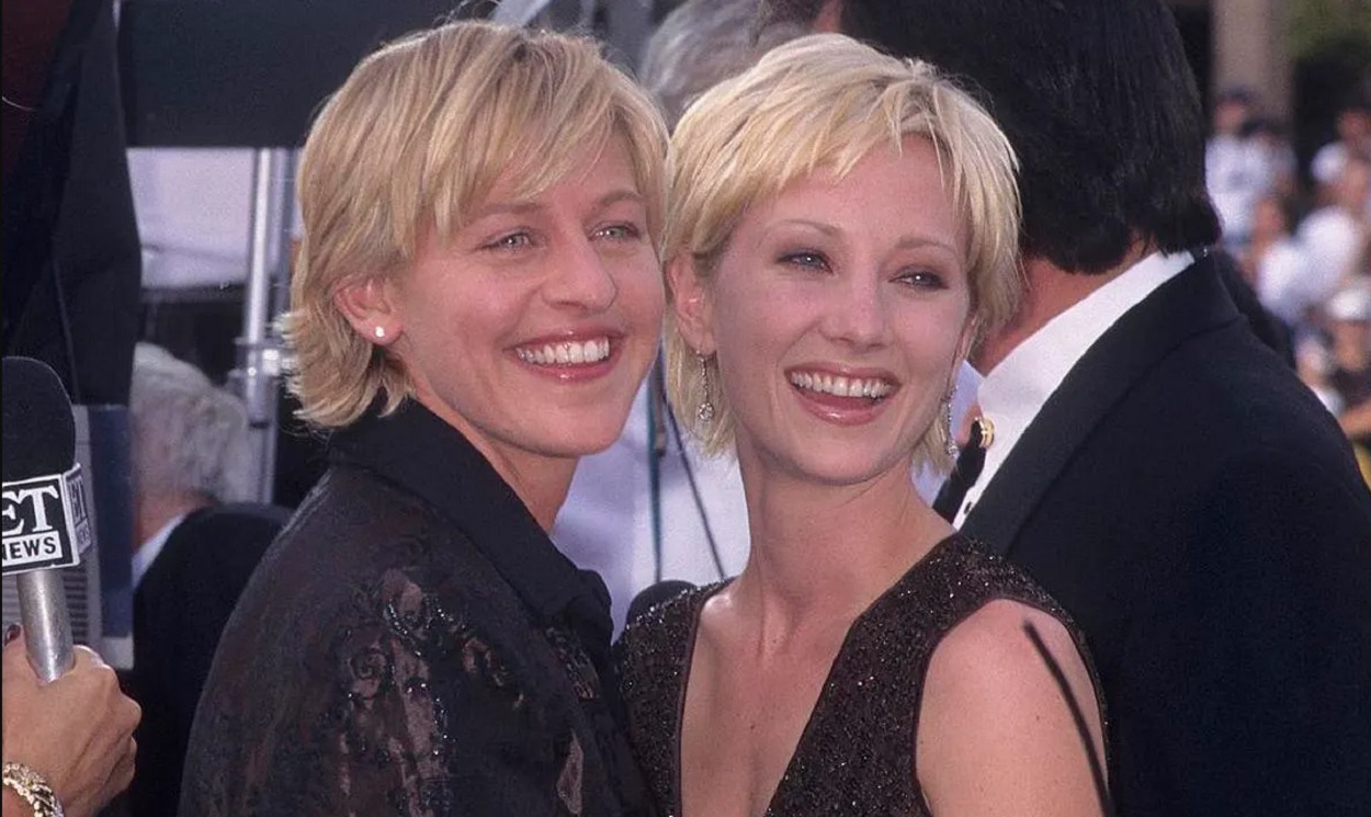 Ellen DeGeneres y Anne Heche. Imagen de la Revista Hola. 
