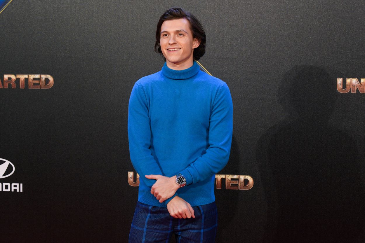 Tom Holland en el estreno de 'Uncharted'. EP.