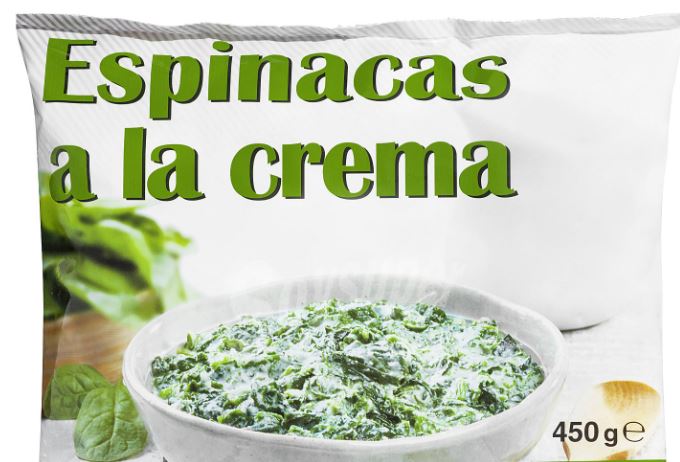 Espinacas a la crema