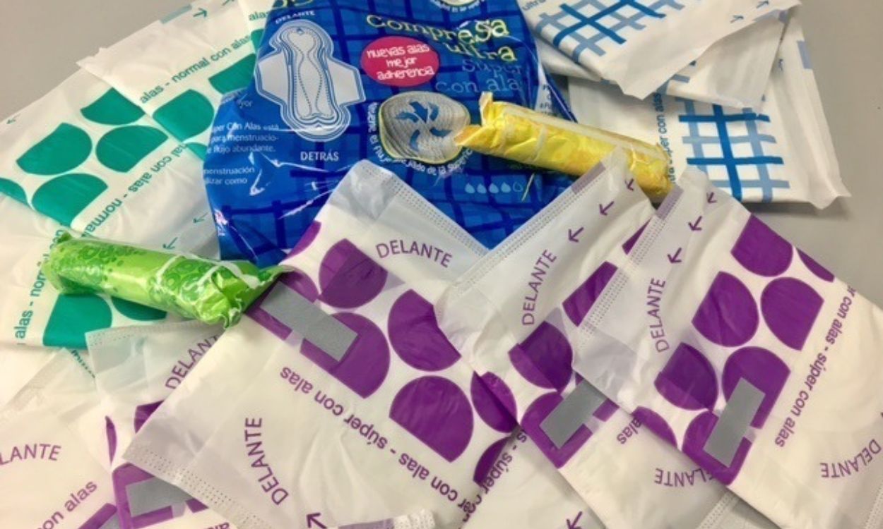 Productos de higiene menstrual. EP.