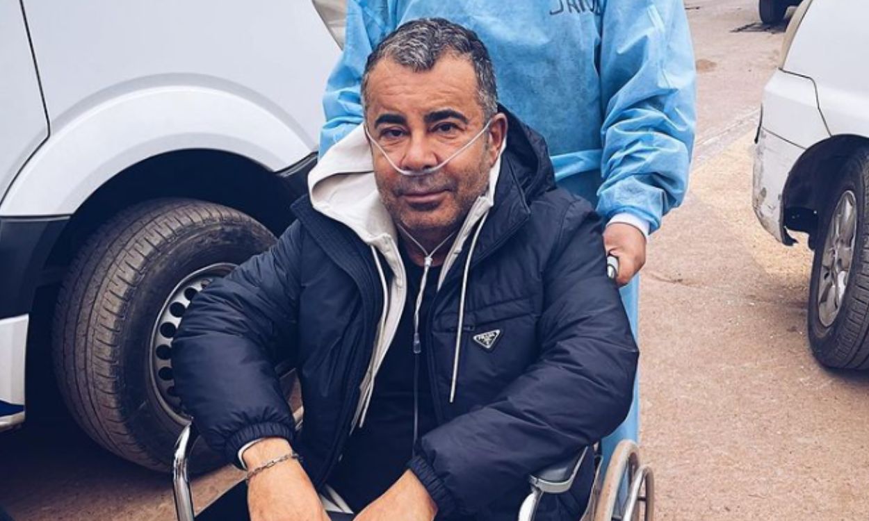 Jorge Javier Vázquez, en una silla de ruedas afectado por el mal de altura