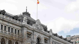 Fachada del Banco de España. EP