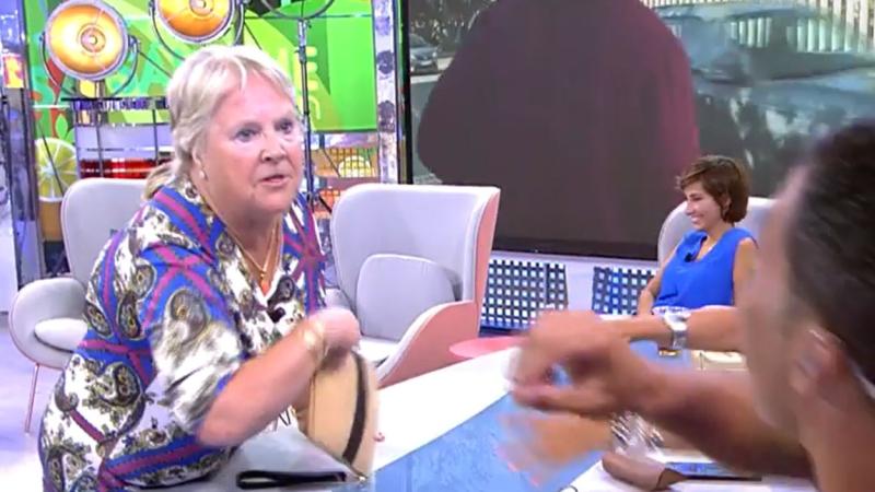 Ana Jiménez, vecina de Ortega Cano y Ana María Aldón, agrede a Kiko Jiménez, colaborador de 'Sálvame'
