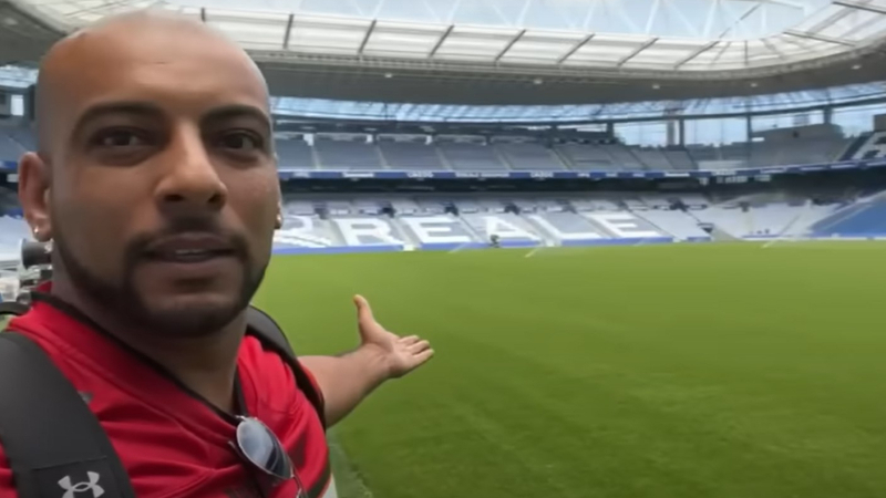 Borja Escalona en el Reale Arena