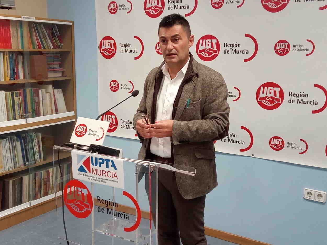 El máximo responsable de la Unión de Profesionales y Trabajadores Autónomos (UPTA), Eduardo Abad Sabarís. Europa Press
