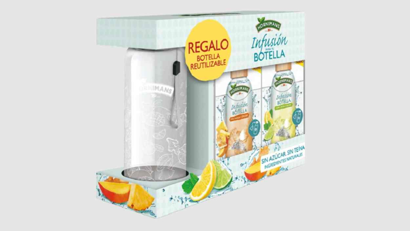 Set de infusiones de Hornimans con una botella de regalo. Aldi Set de infusiones de Hornimans con una botella de regalo. Aldi