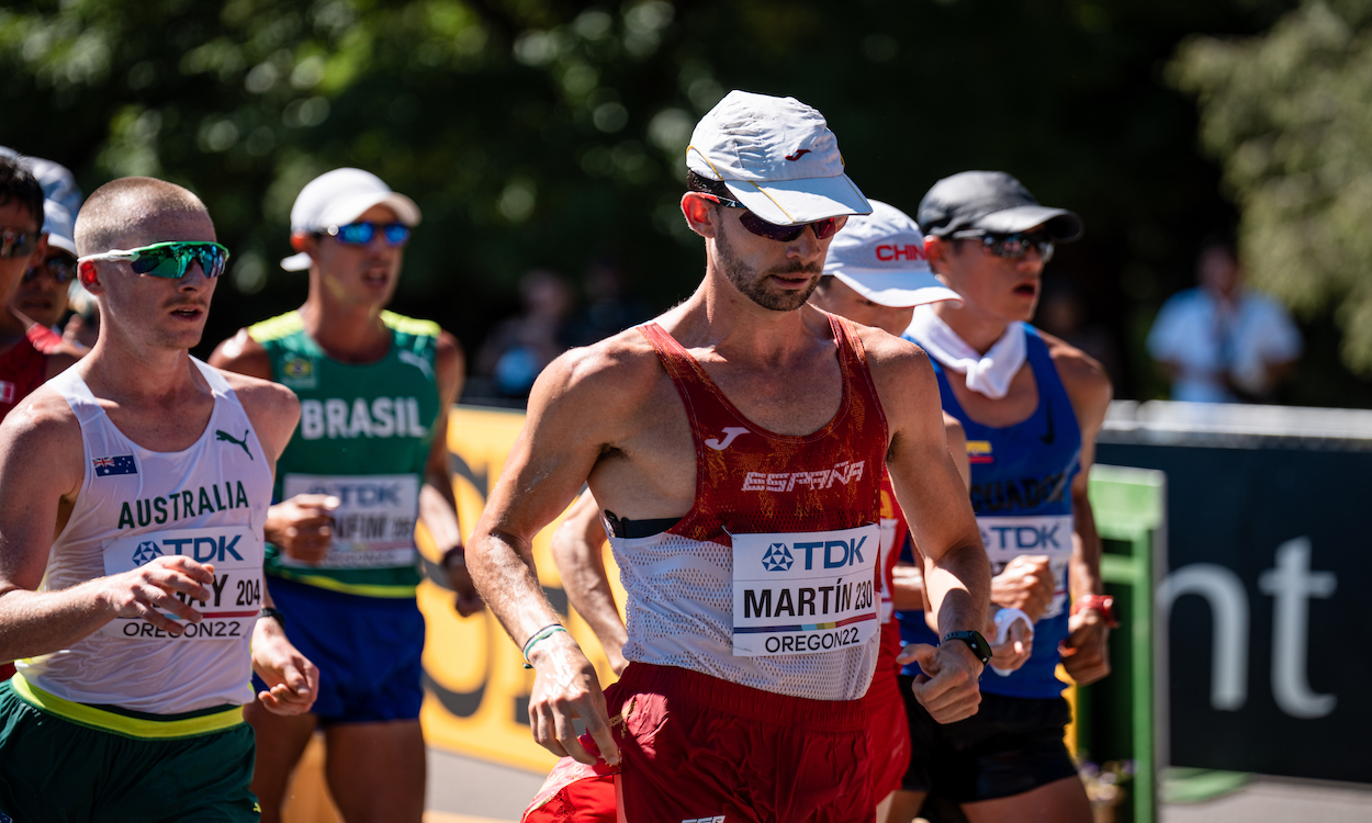 Álvaro Martín, el atleta del Equipo Español. EP