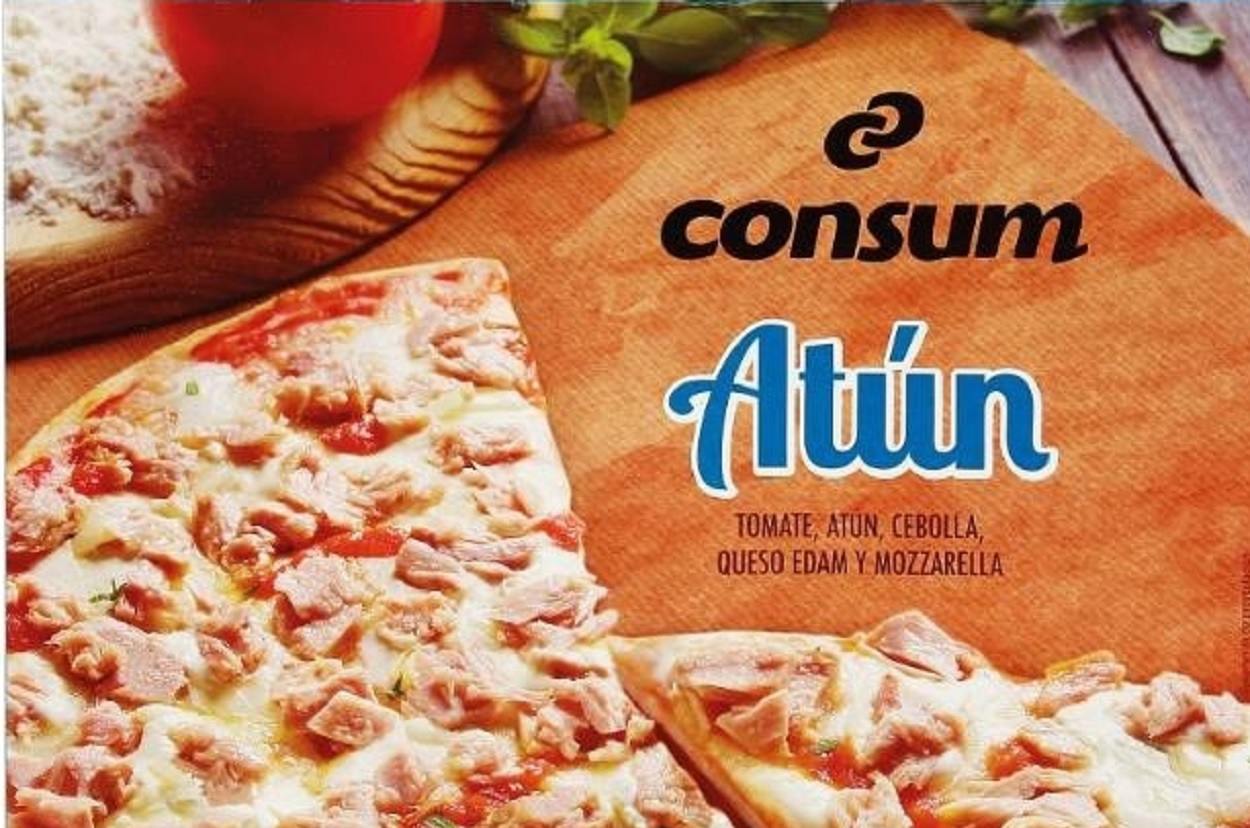 La pizza de atún afectada por la presencia de histamina. EP