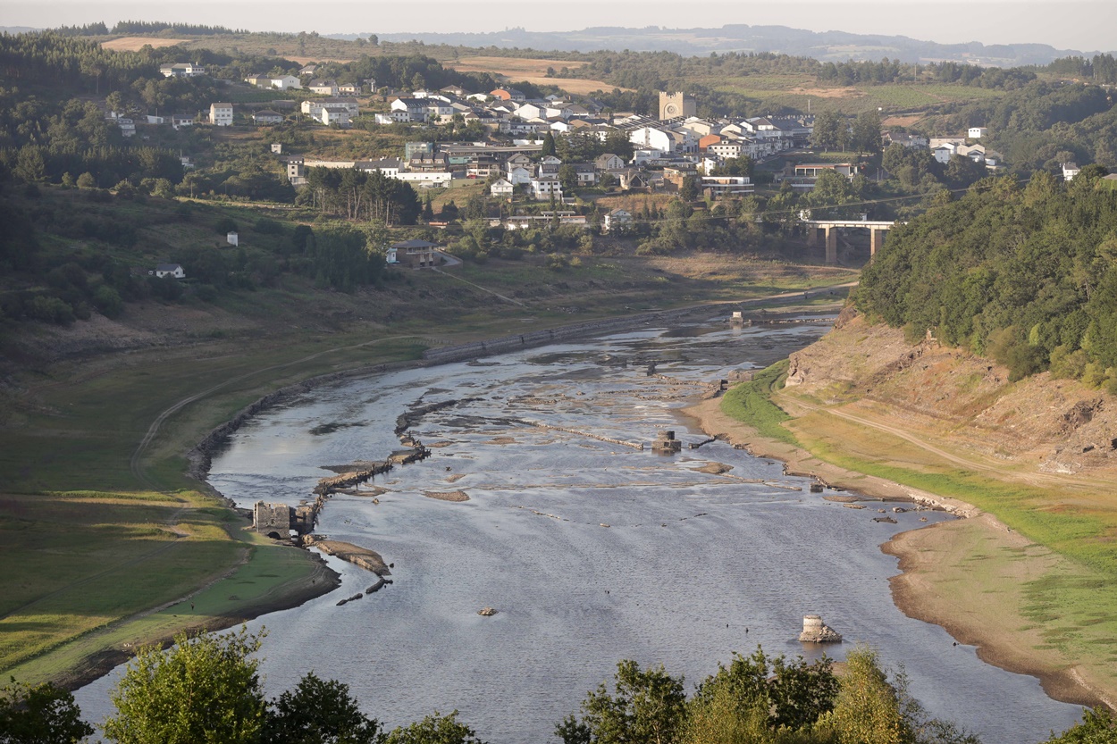 Imagen de este mes del río Miño a su paso por Escairón, Lugo (Foto: Europa Press).