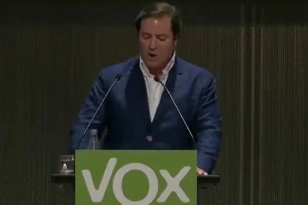 El candidato de Vox al Senado, Juan Fernández Baños. EP.