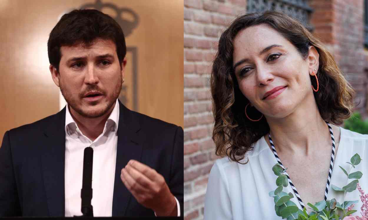 Pablo Gómez Perpinyà e Isabel Díaz Ayuso. Elaboración propia