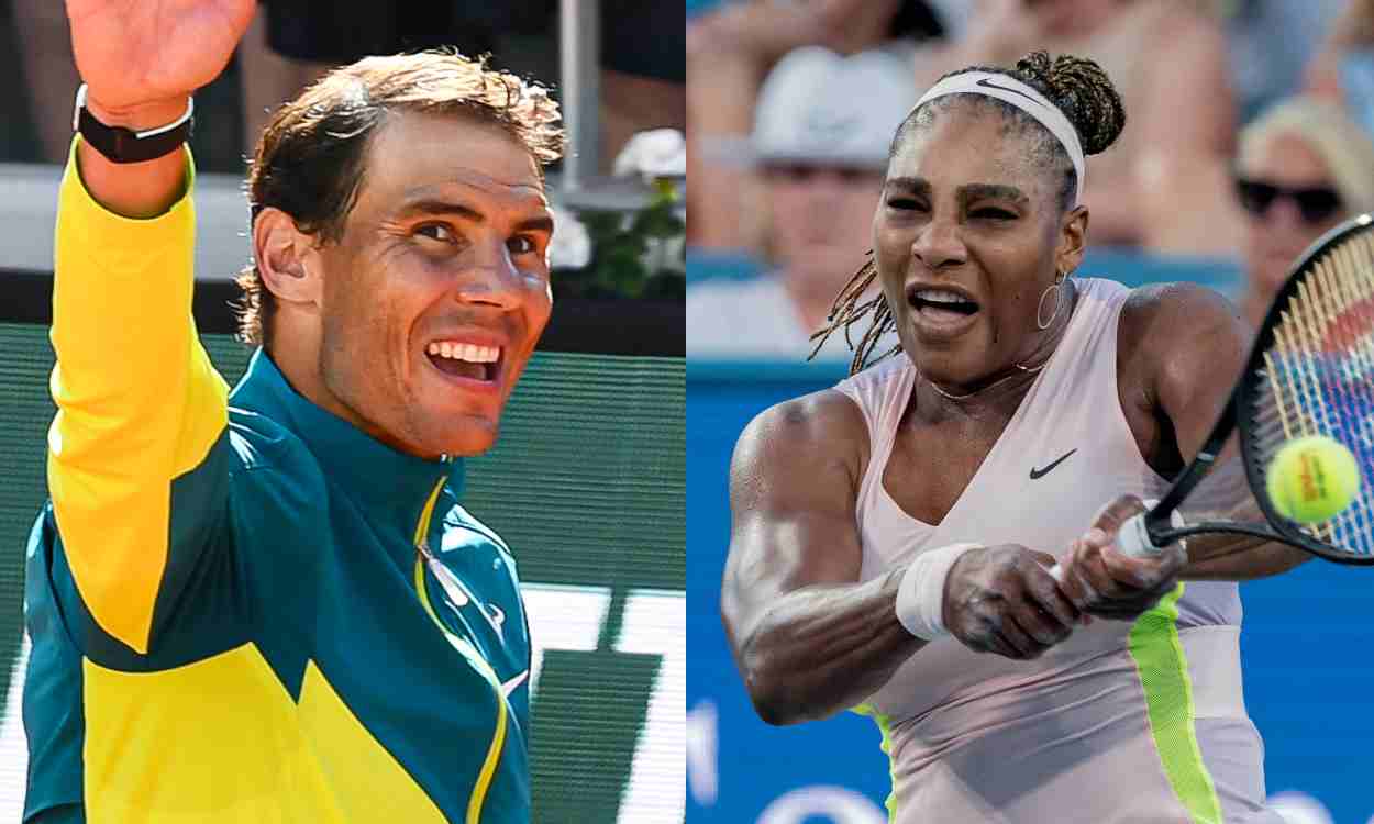 Rafa Nadal y Serena Williams. Elaboración propia